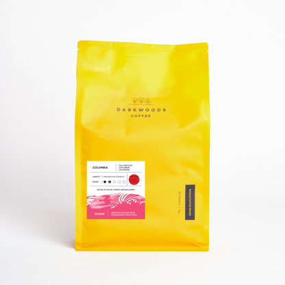 kilogram bag of Colombian Coffee