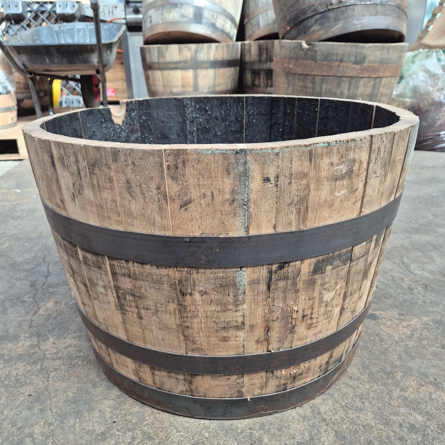 Used HALF Bourbon Barrel / Medium Sized  / Collect Only