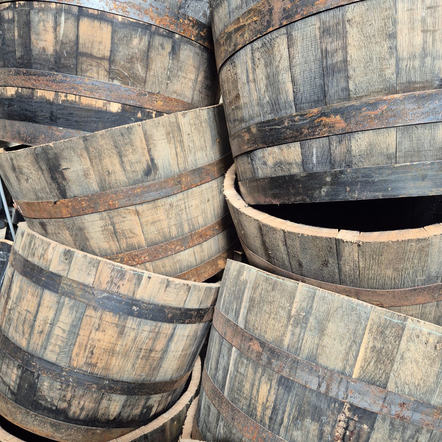 Used HALF Bourbon Barrel / Medium Sized  / Collect Only