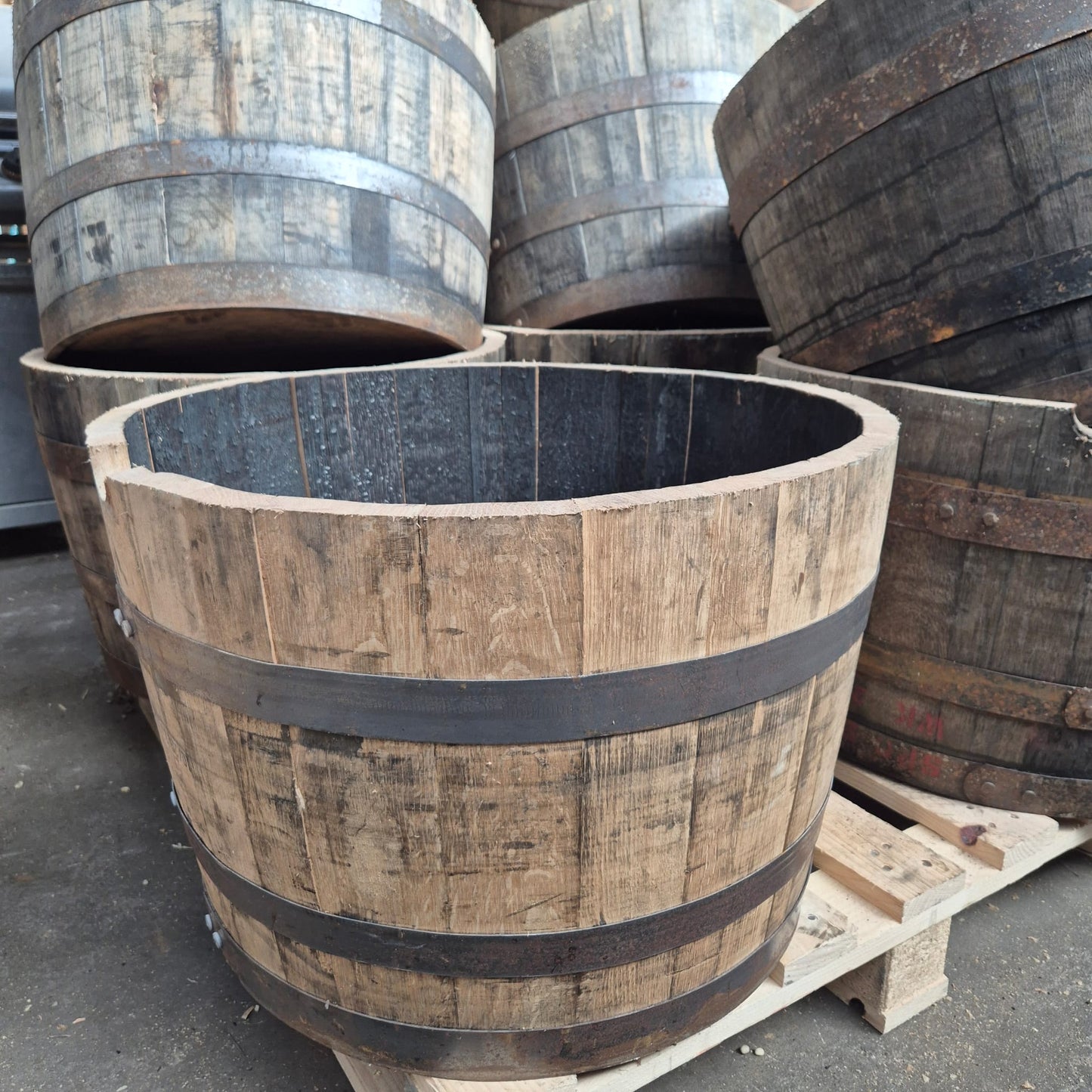 Used HALF Bourbon Barrel / Medium Sized  / Collect Only